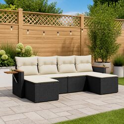 Flexible 6-Piece Outdoor Sofa Set with Storage