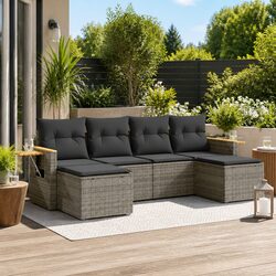 Perfect for Your Backyard: 6 Piece Garden Sofa Set