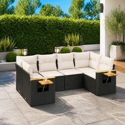 Practical 6 Piece Garden Sofa Set for Everyday Use