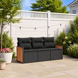Practical 3 Piece Garden Sofa Set for Your Outdoor Needs