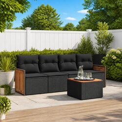 Practical 5-Piece Garden Sofa Set for Any Outdoor Space