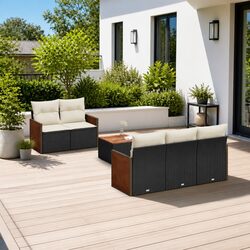 Versatile 6-Piece Outdoor Sofa Set for Your Space