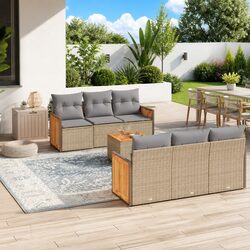 Versatile 7 Piece Garden Sofa Set for Your Outdoor Space