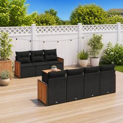 Versatile 8-Piece Garden Sofa Set for Various Outdoor Spaces