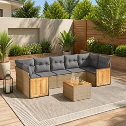 Practical 8 Piece Outdoor Sofa Set for Your Backyard