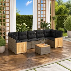 Practical 8 Piece Garden Sofa Set for Your Patio