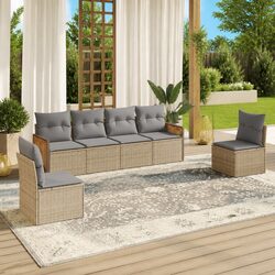 Versatile 6-Piece Outdoor Sofa Set for Your Patio
