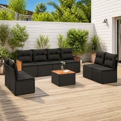 Functional 9-Piece Sofa Set for Your Outdoor Space