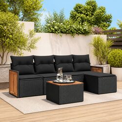 Practical 6-Piece Garden Sofa Set for Your Outdoor Area