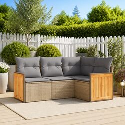 Practical 4-Piece Garden Sofa Set for Your Outdoor Living
