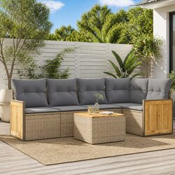 Versatile 6-Piece Garden Sofa Set for Any Outdoor Space