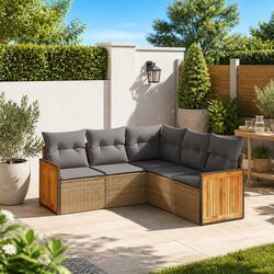 Versatile 5-Piece Outdoor Sofa Set for Various Spaces
