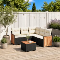 Practical 6-Piece Garden Sofa Set for Outdoor Living