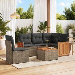 Functional 6-Piece Garden Sofa Set for Your Patio