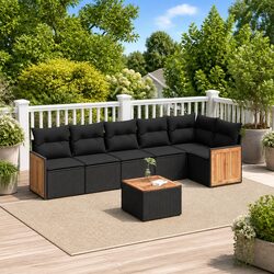 Practical 7-Piece Garden Sofa Set for Your Outdoor Needs