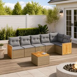 Practical 7-Piece Outdoor Sofa Set for Various Settings