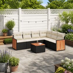 Practical 7 Piece Garden Sofa Set for Any Outdoor Space