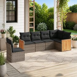 Practical 6-Piece Outdoor Sofa Set for Everyday Use