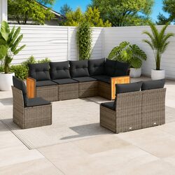Versatile 8-Piece Outdoor Sofa Set for Any Patio
