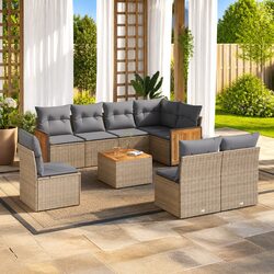 Practical 9 Piece Outdoor Sofa for Your Home