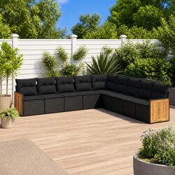 Practical 9 Piece Garden Sofa Set for Your Outdoor Needs