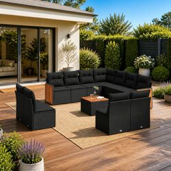 Functional 12 Piece Garden Sofa Set for Versatile Spaces