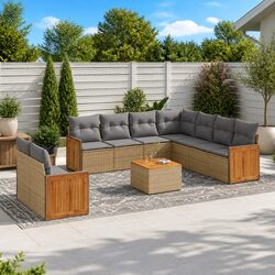 Versatile 10-Piece Sofa Set Ideal for Your Outdoor Spaces