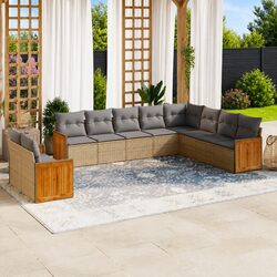 Perfect Outdoor Seating Solution with 10 Piece Sofa Set
