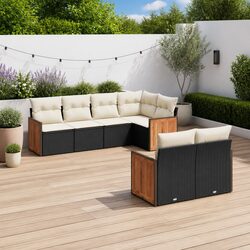 Practical 7-Piece Garden Sofa Set for Your Outdoor Needs