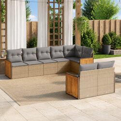 8-Piece Garden Sofa Set: Perfect for Patios and Backyards