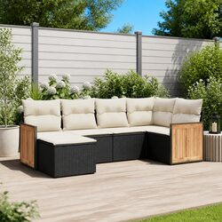 Practical 6-Piece Garden Sofa Set for Any Outdoor Space