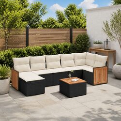 Practical 8-Piece Garden Sofa Set Perfect for Entertaining