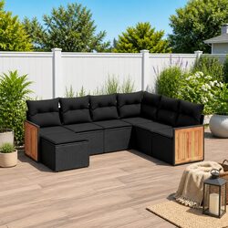 Practical 7 Piece Outdoor Sofa Set for Your Garden