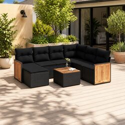 Practical 8-Piece Sofa Set for Your Outdoor Gatherings