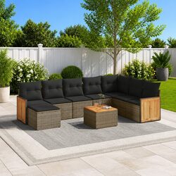 Practical 9 Piece Garden Sofa Set for Your Home