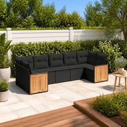 Practical 7 Piece Garden Sofa Set for Everyday Use