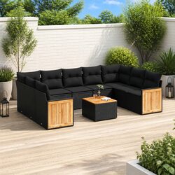 Practical 10-Piece Garden Sofa Set for Outdoor Living