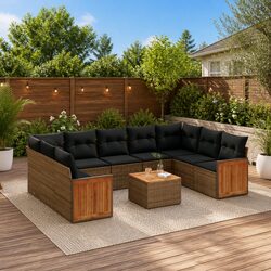 Versatile 10-Piece Garden Sofa Set for Your Home
