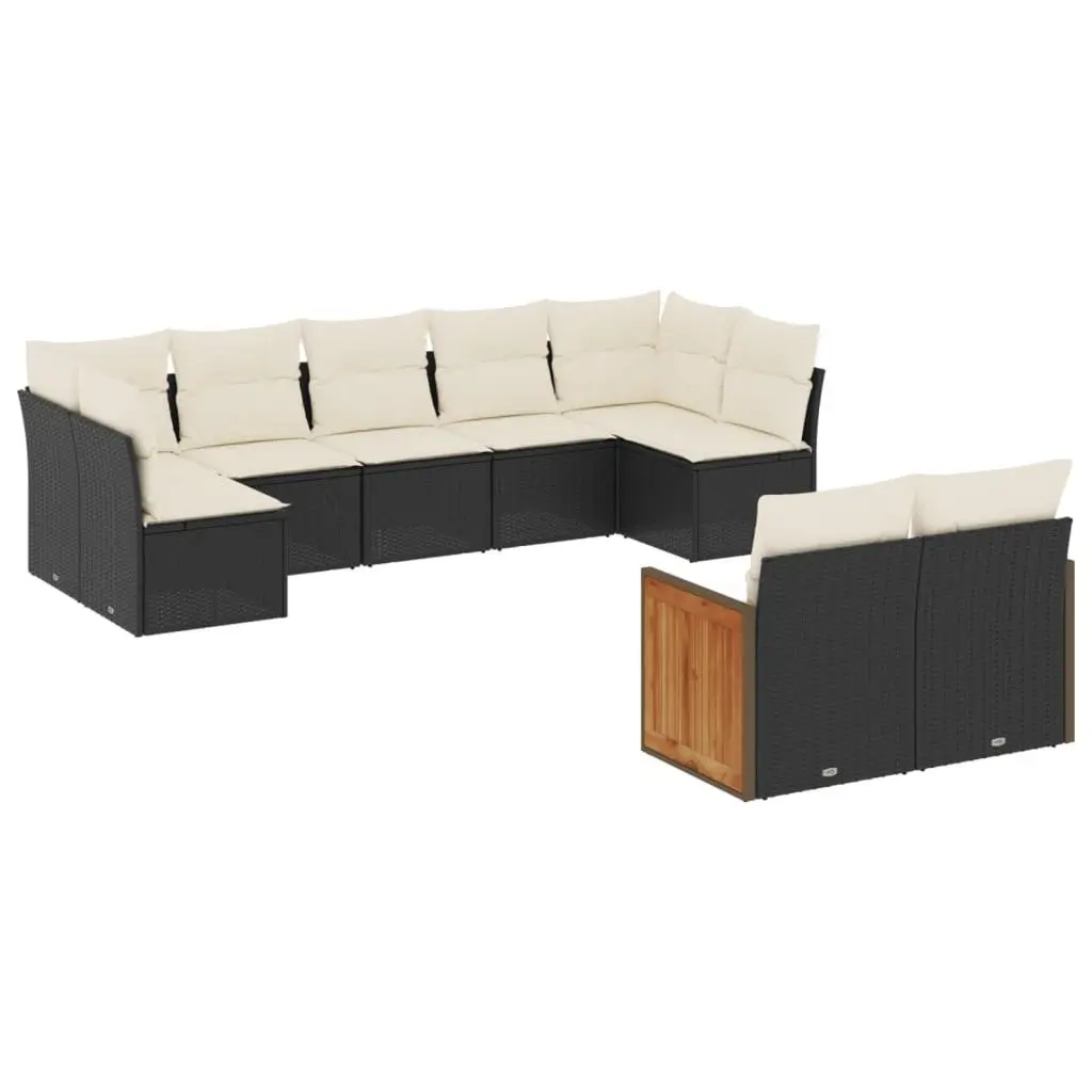 9 Piece Garden Sofa Set for Outdoor Use