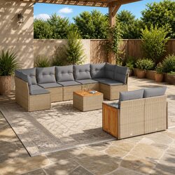 Practical 10 Piece Sofa Set for Your Outdoor Areas
