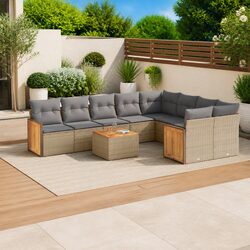 Versatile 10 Piece Garden Sofa Set for Your Outdoor Needs