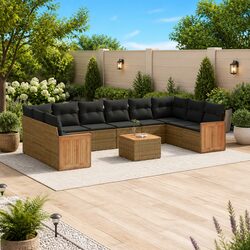 Practical 11-Piece Garden Sofa Set for Your Outdoor Area