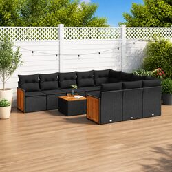 Practical 11-Piece Garden Sofa for Any Outdoor Area