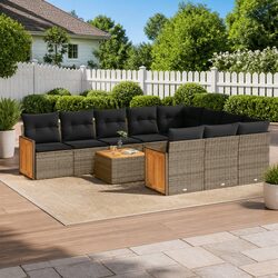 Practical 11-Piece Garden Sofa Set for Outdoor Spaces