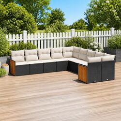 Practical 10-Piece Garden Sofa Set for Any Outdoor Space