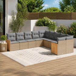 Practical 10 Piece Outdoor Sofa Set for Everyday Use