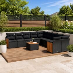 Ideal for Outdoor Gatherings: 11-Piece Sofa Set