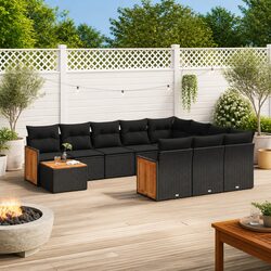 Versatile 11-Piece Garden Sofa Set for Any Outdoor Space