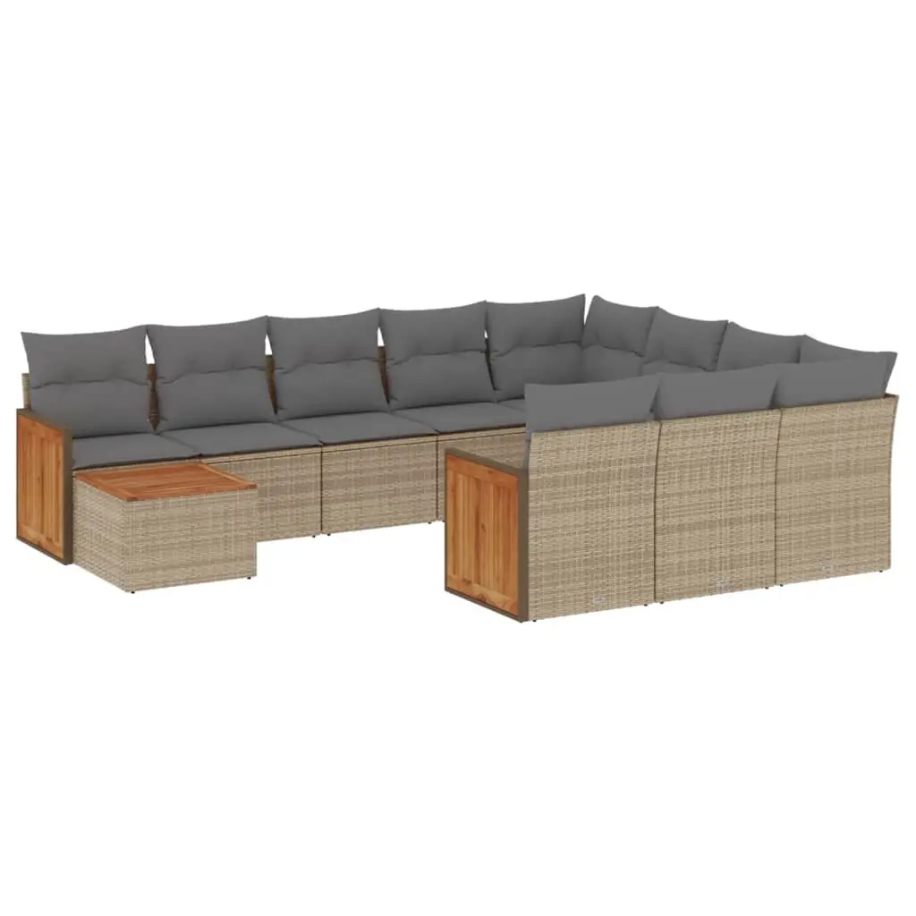 11-Piece Sofa Set for Outdoor Use