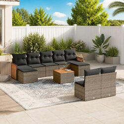 Versatile 10-Piece Outdoor Sofa Set for Any Space